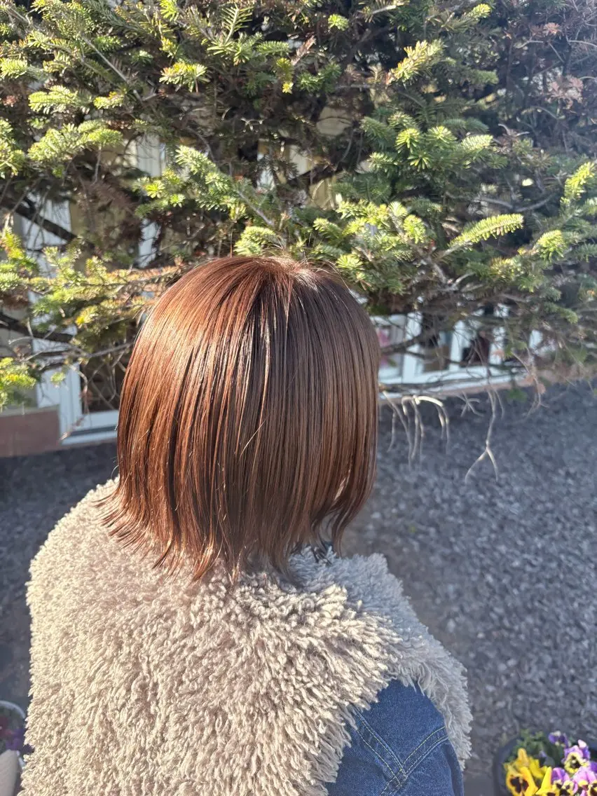 ミディアム カラー ヘアカラー Flat /rina🧸のヘアスタイル