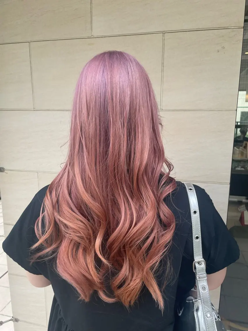 ロング ヘアカラー トリートメント STYLE しゅりのヘアスタイル