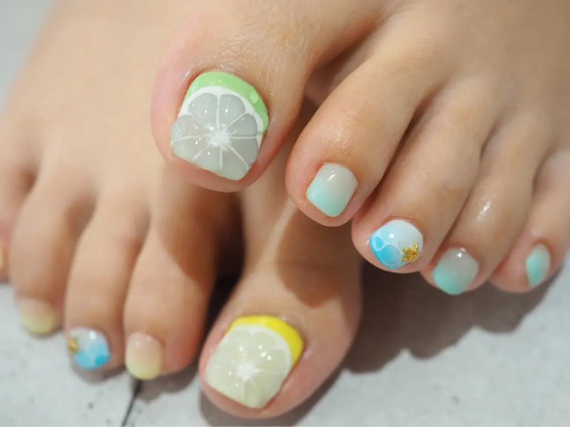 ネイル フットネイル Amu's chikakoのネイルデザイン
