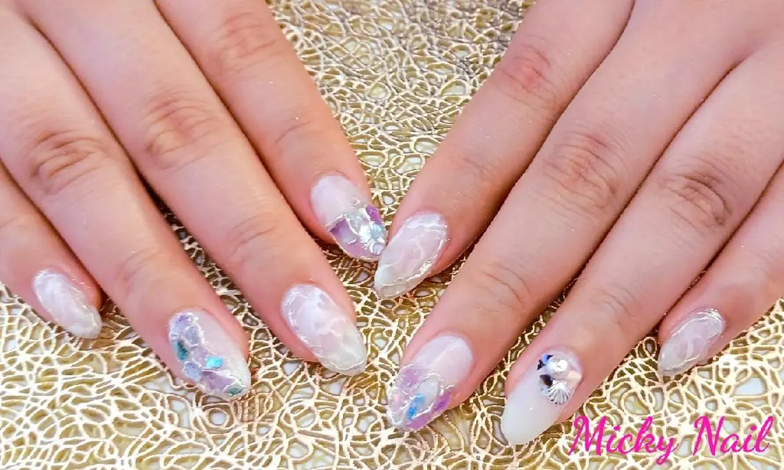 ネイル ホワイト Micky nail chikushinoのその他イメージ