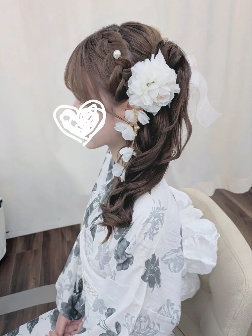 ヘアアレンジ YUMEYAKATA 五条店のヘアスタイル