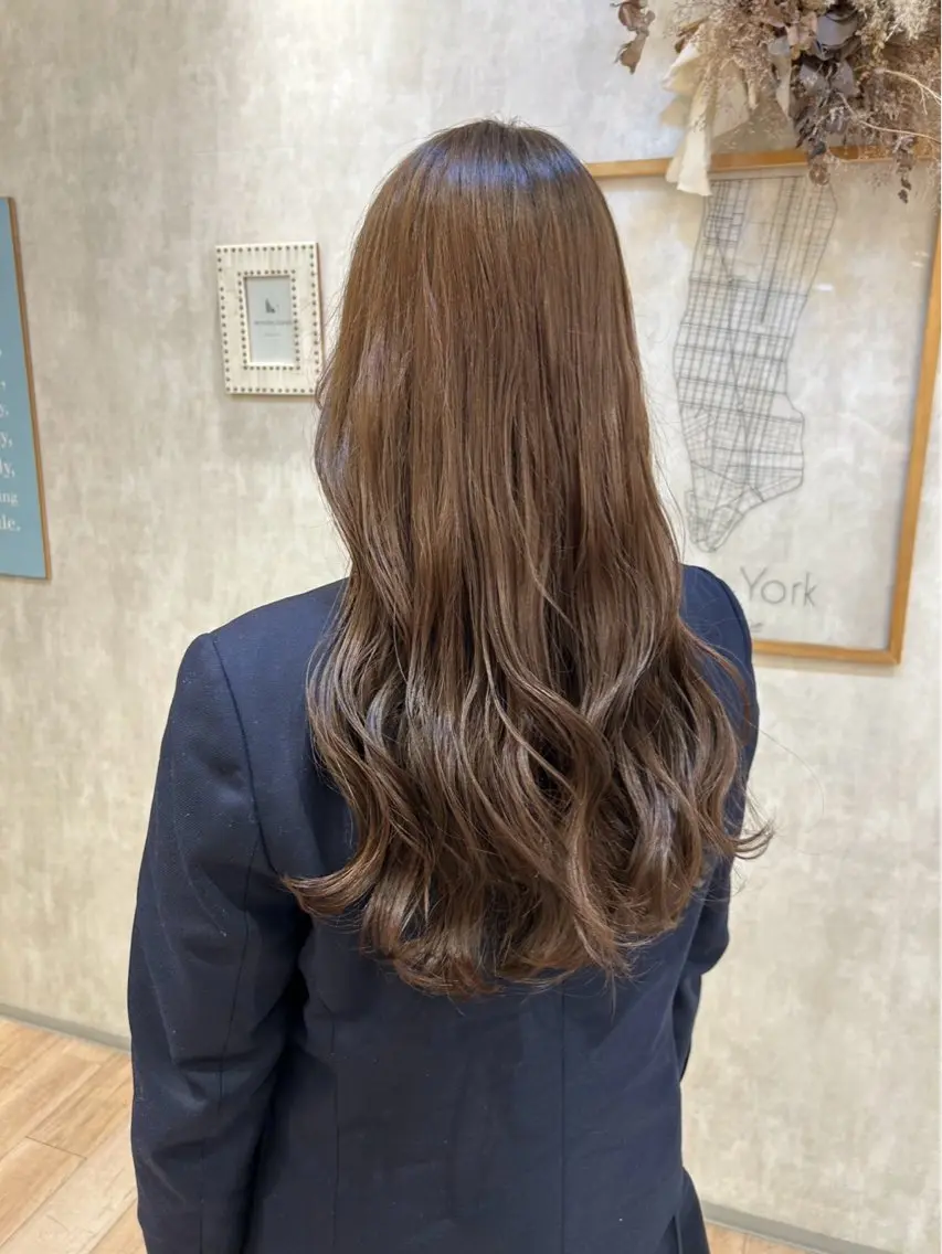 【ナチュラルなのにちゃんと可愛い♡】柔らかく見えるベージュカラー【ワンカラー】の写真