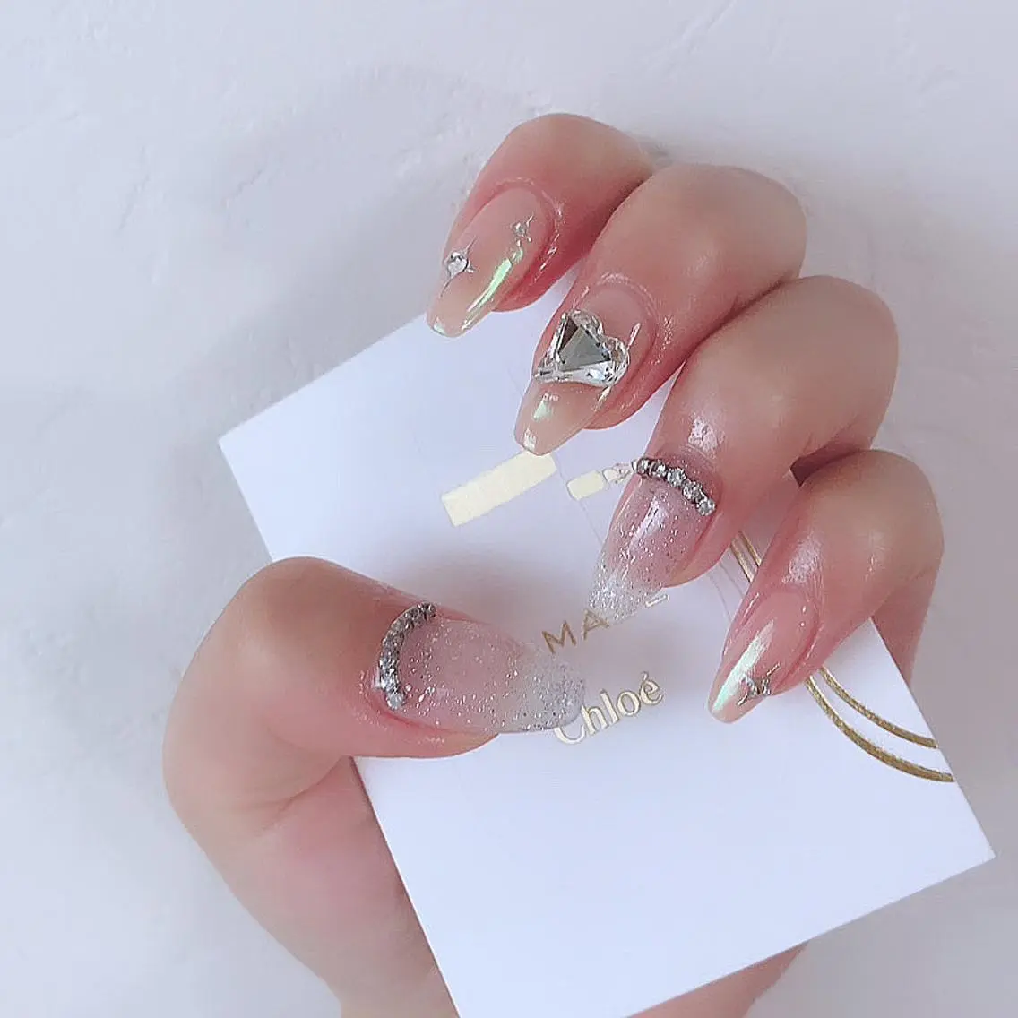 ネイル ハンドネイル 大分S.Nail ⟡.*💠🫧のネイルデザイン