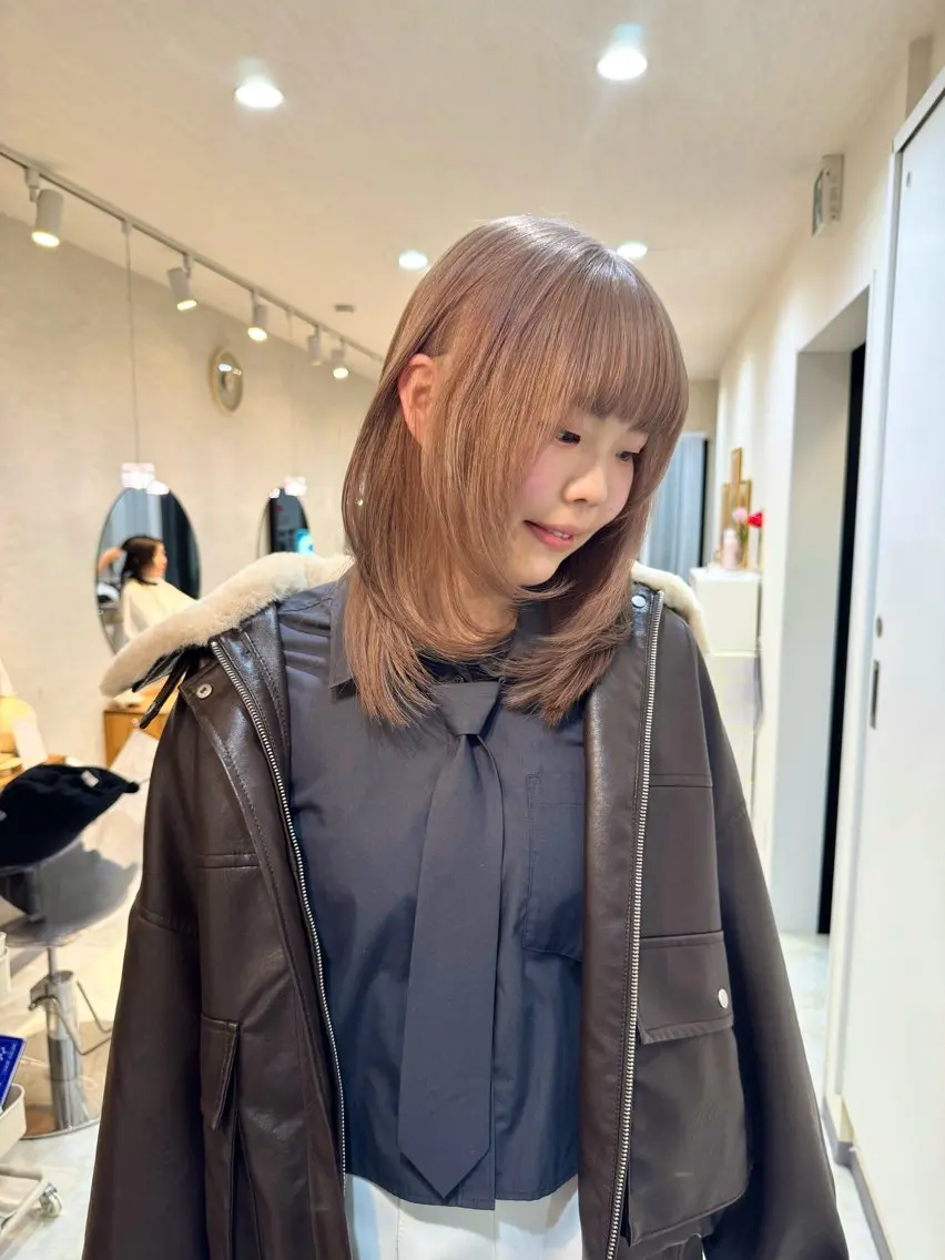 【平日限定🌸】ケアブリーチダブルカラー+クイックトリートメントの写真