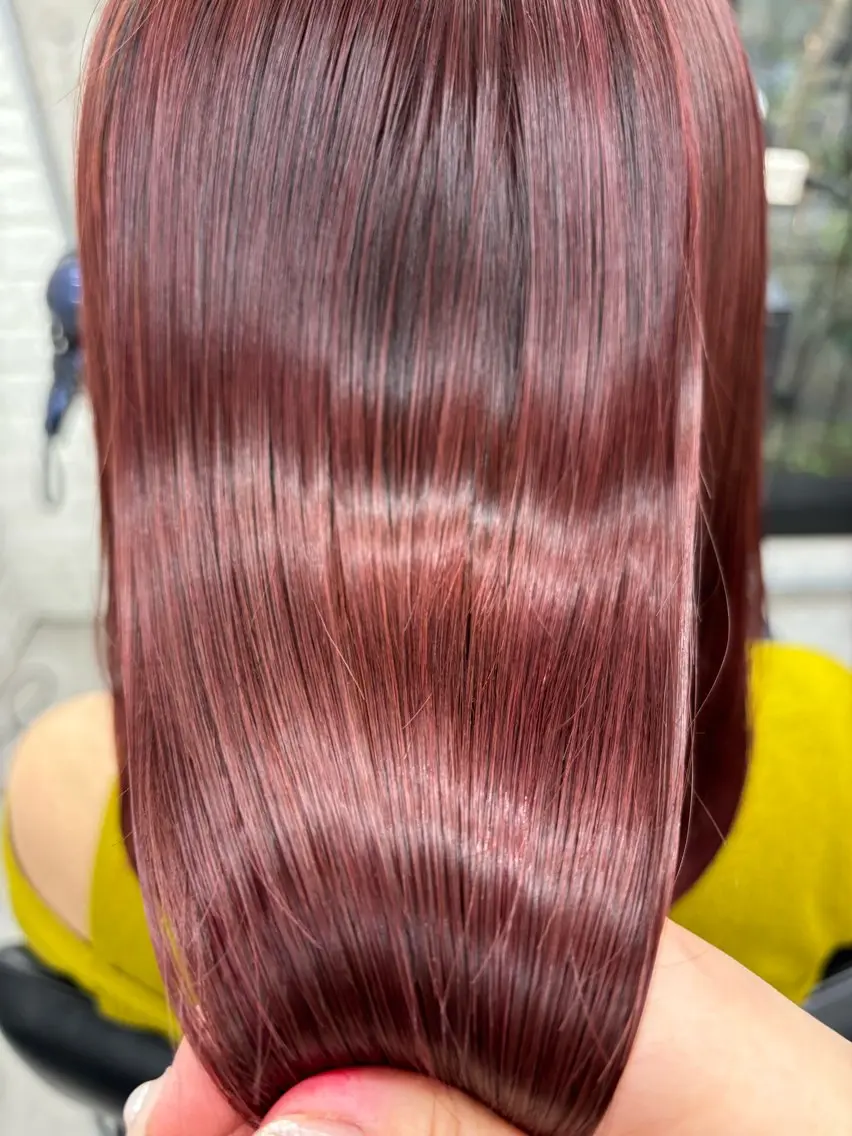 ロング カラー すぐ巻ける縮毛矯正 🍀勝倉　麗のヘアスタイル
