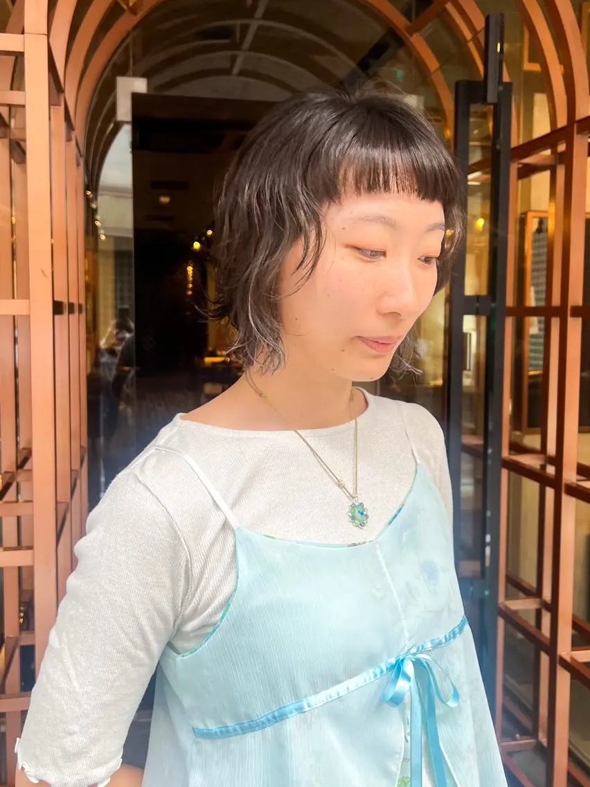 ショート カット トリートメント Aya/四条烏丸/ 酸性ストレートのヘアスタイル