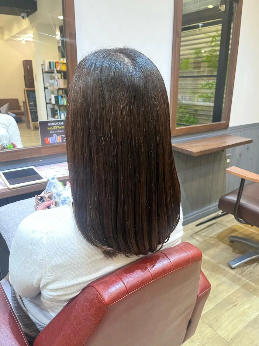 ミディアム Kasahara Akariのヘアスタイル