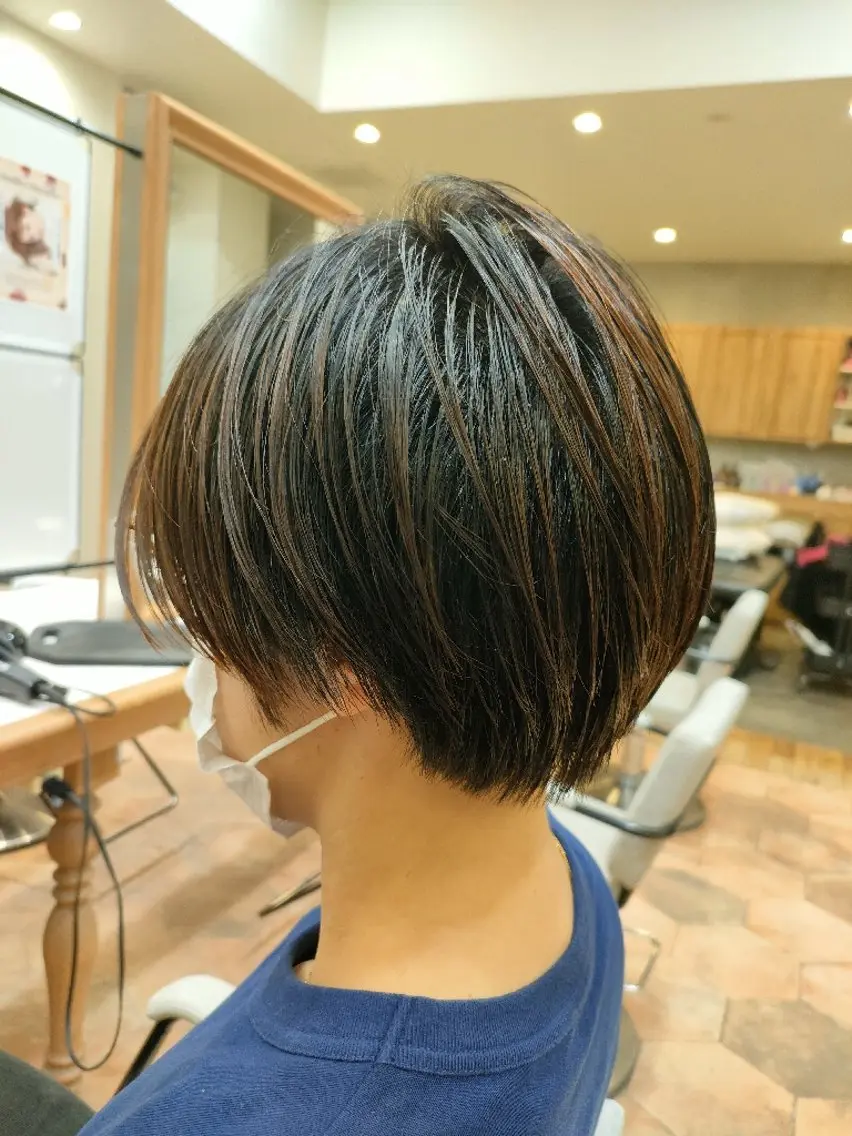 ショート マニッシュショート ショートヘア 🍎オオバ アカリ🍎のヘアスタイル