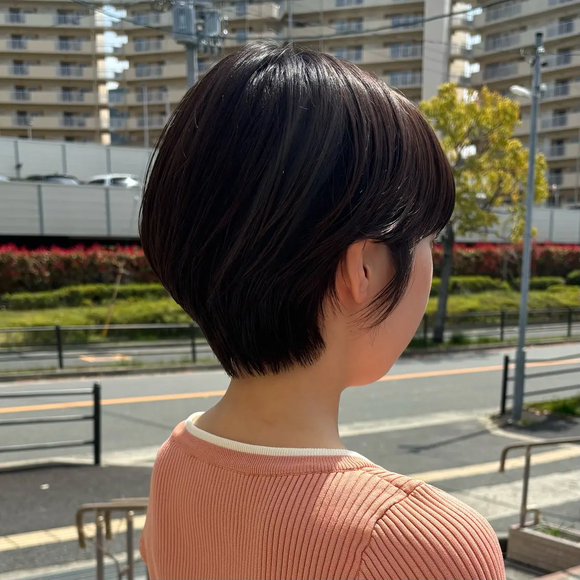 ショート 髪質改善 小顔カット トリートメント カット ヘアカラー トリートメント やまぐち もえかのヘアスタイル