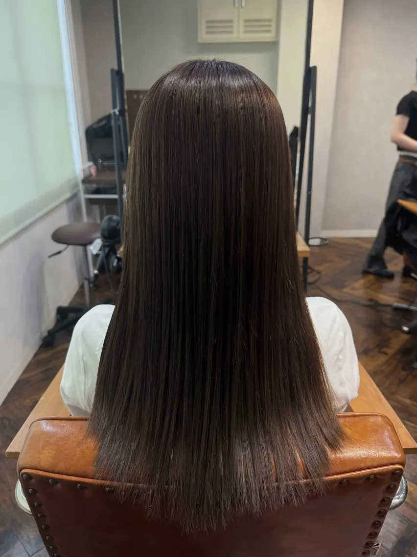 ロング カラー 暖色カラー❤️ 艶/透明感🩶meiのヘアスタイル
