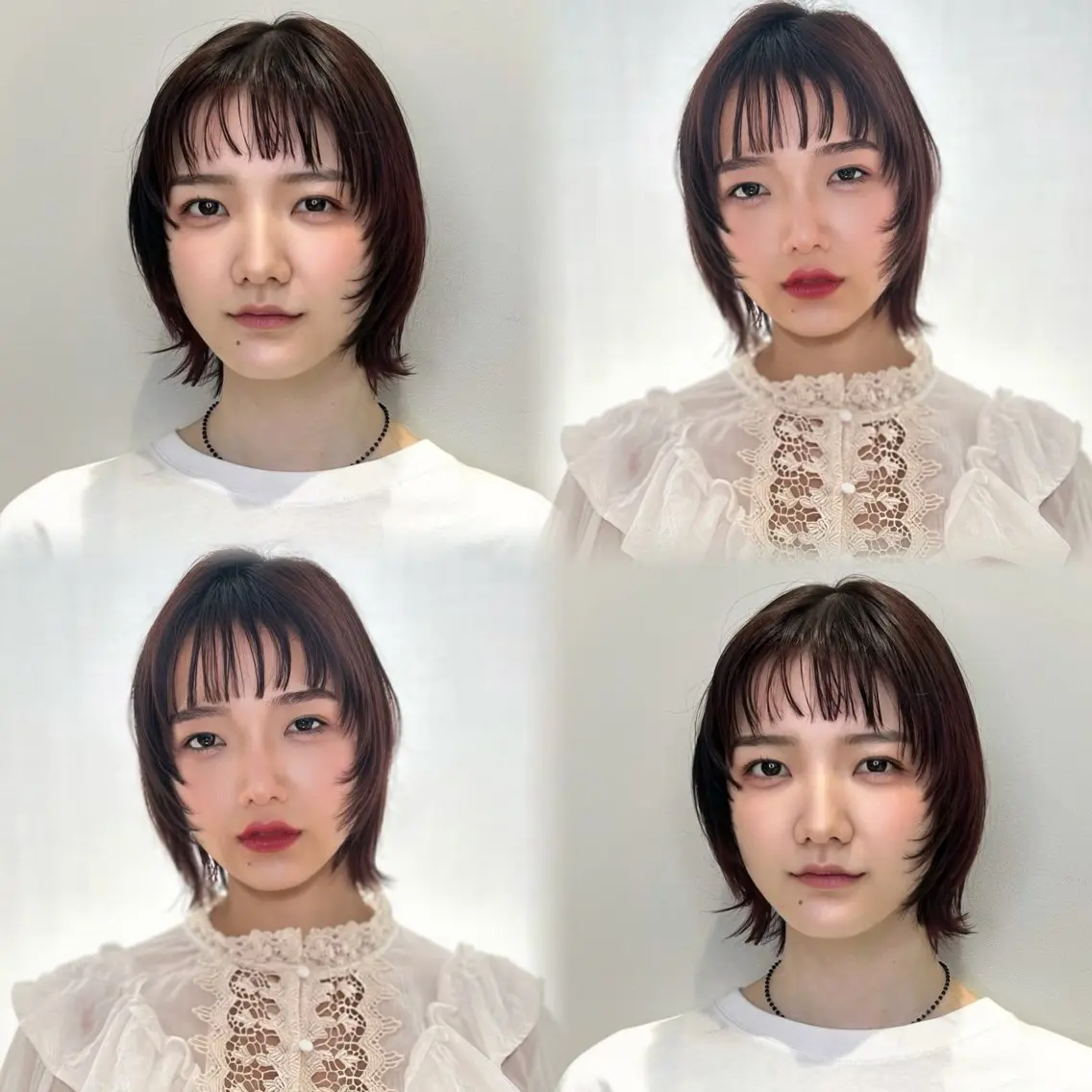ショート カラー カット ヘアカラー トリートメント 透明感カラー×レイヤ ー🧊横田 冴のヘアスタイル