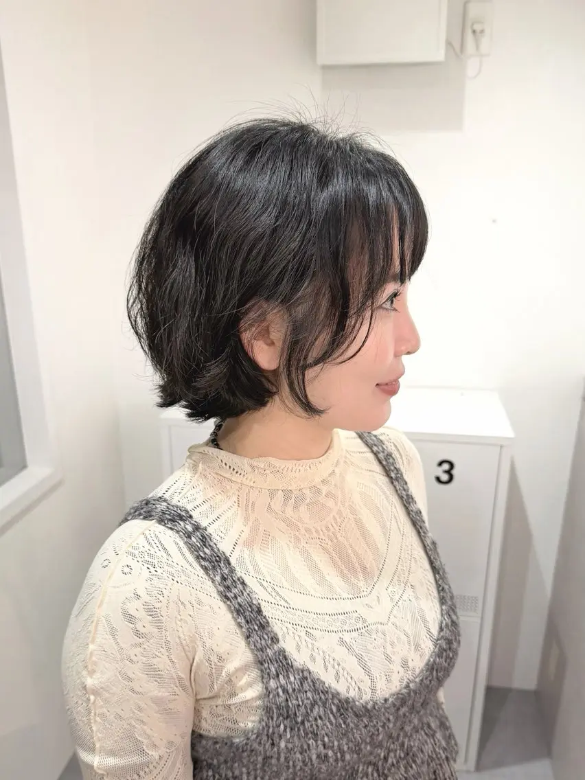ショート パーマ ボブ ハイトーンショート 特化‬吉田義隆のヘアスタイル