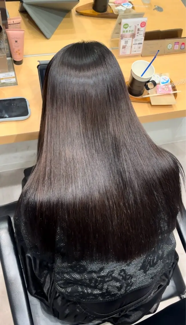 セミロング 髪質改善 トリートメント 髪質改善ヘアケア 艶髪特化/上田のヘアスタイル