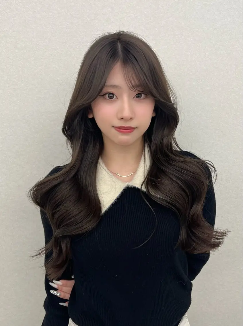 ロング カット ヘアカラー トリートメント 透明感カラー/ 髪質改善/kuroのヘアスタイル