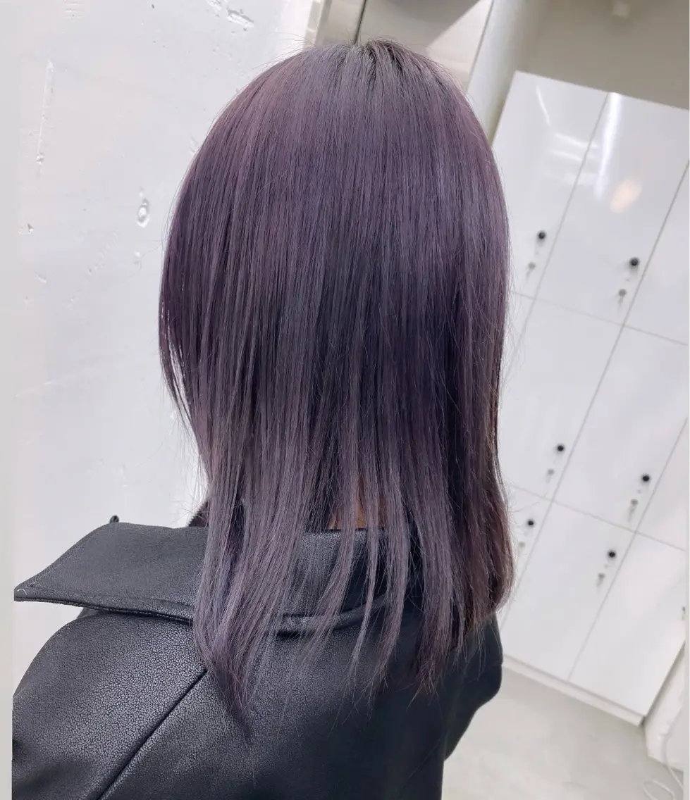 ミディアム カラー バイオレットカラー JILL🌟 せいゆのヘアスタイル
