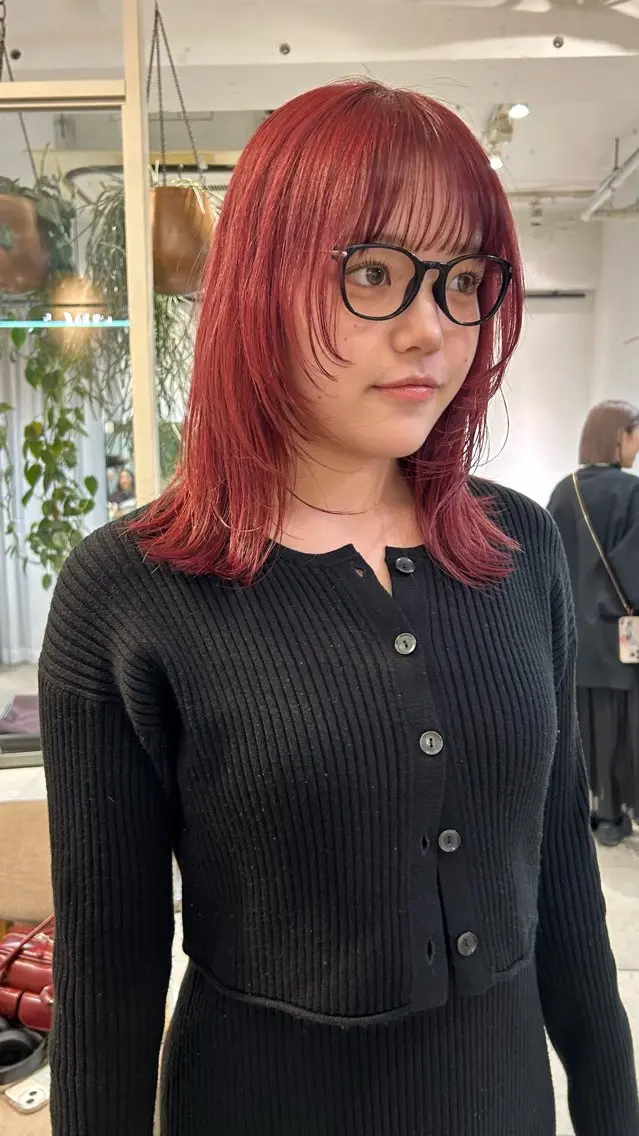 ミディアム カラー ヘアカラー ❕マンツーマン施術❕ 🍊Moemiのヘアスタイル