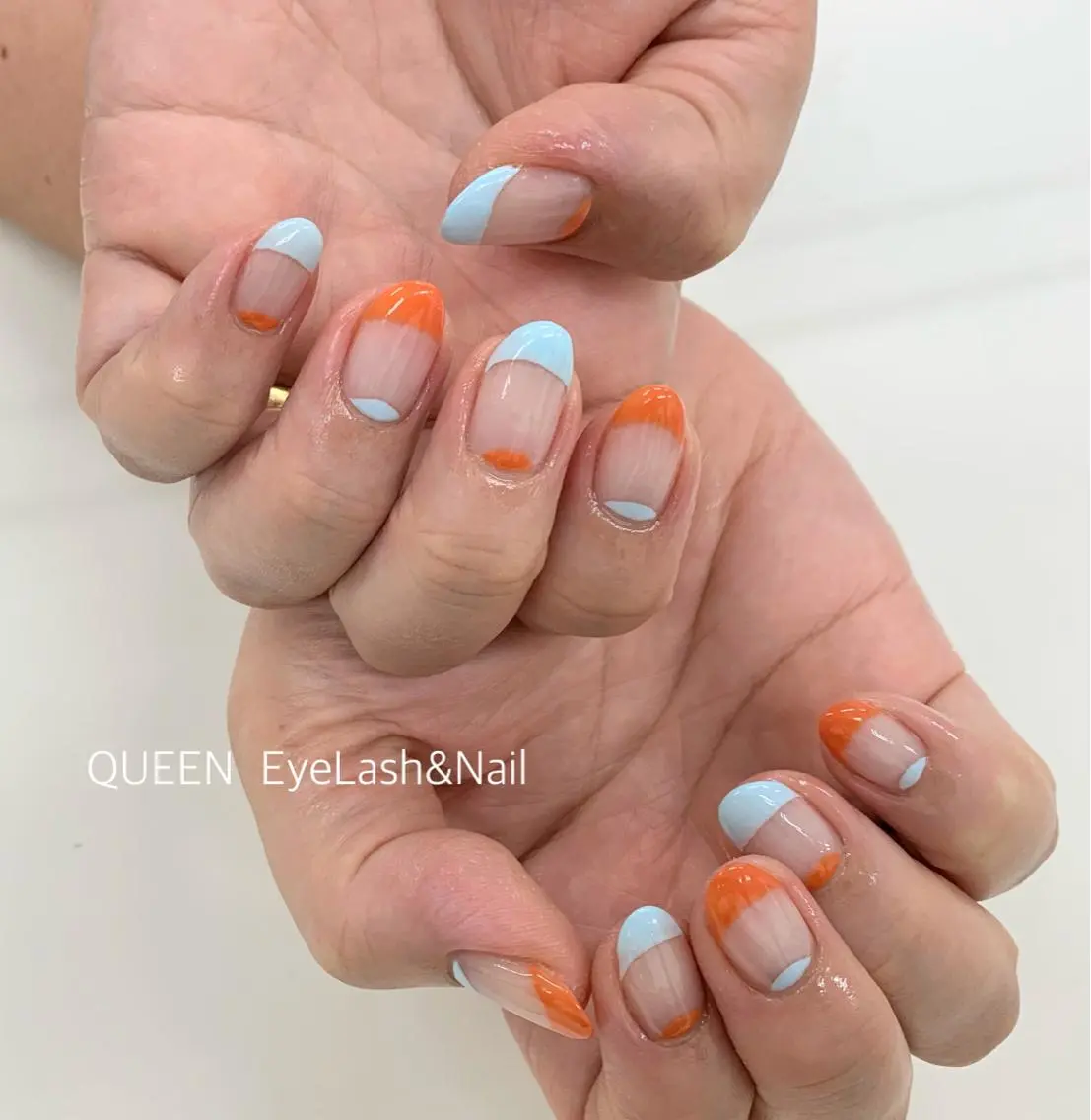 ミディアム カラー ネイル Bloom Nailのネイルデザイン