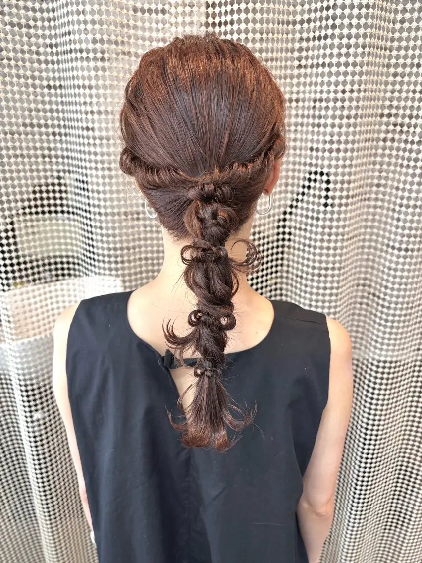 ロング rinrin 天文館のヘアスタイル
