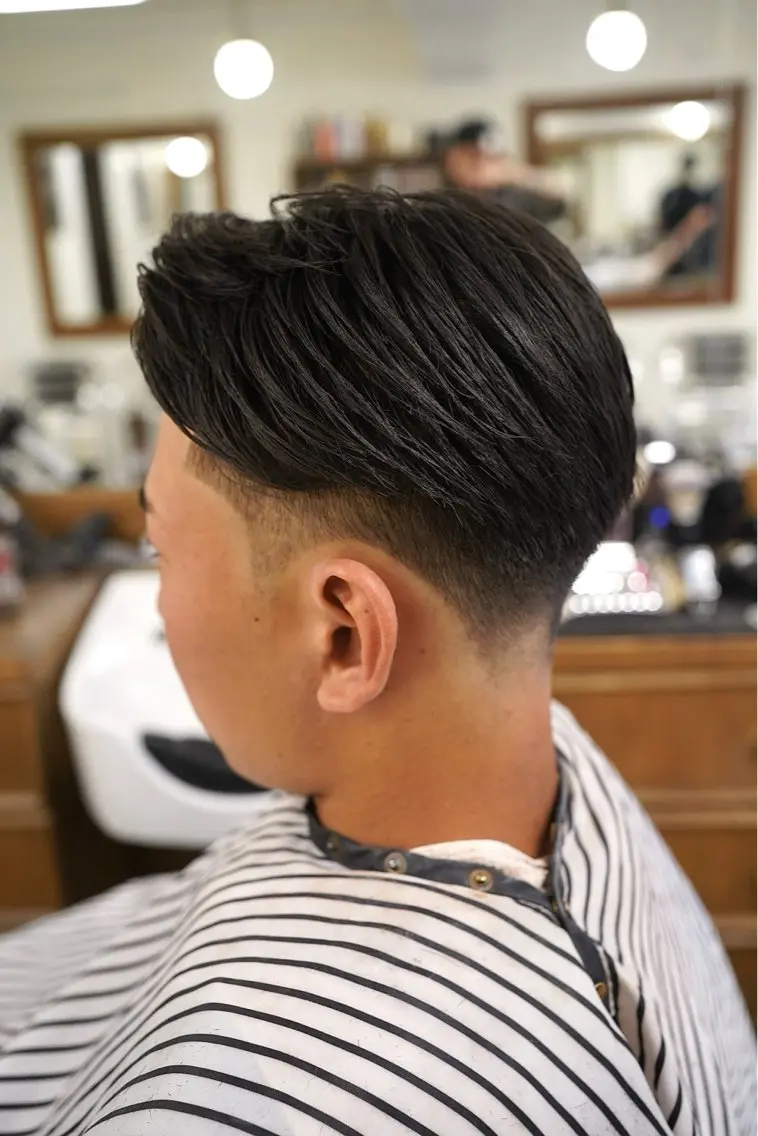 メンズ フェードカット メンズパーマ スキンフェード メンズツイストパーマ ツイストパーマ カット 吉祥寺バーバー takumiのヘアスタイル