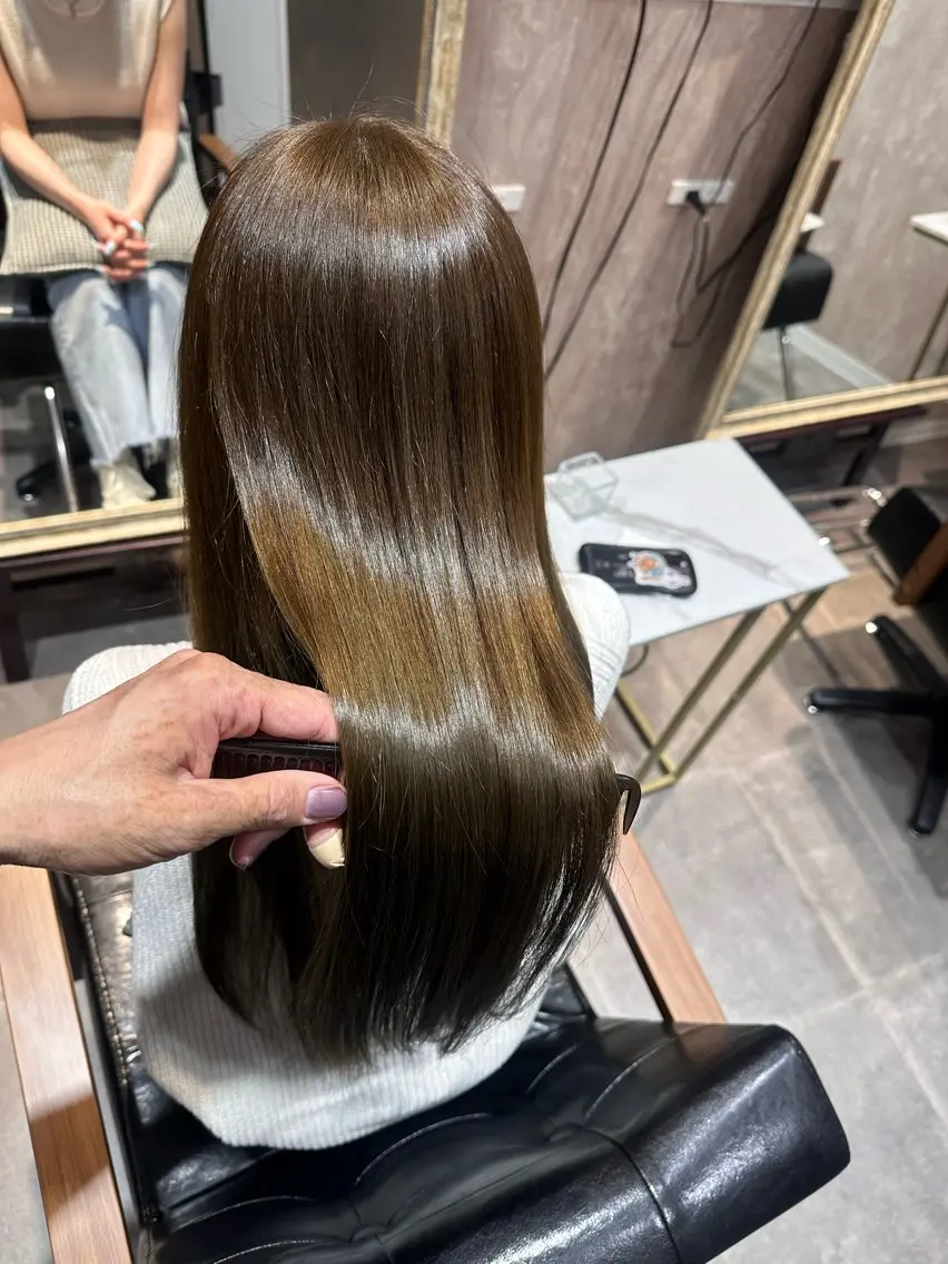 ロング quill クイル　ツボイタクマのヘアスタイル