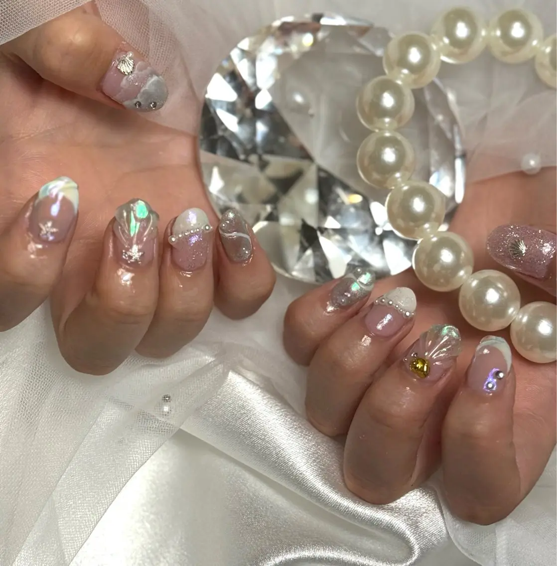 ネイル ハンドネイル salon luge あめ🍬のネイルデザイン