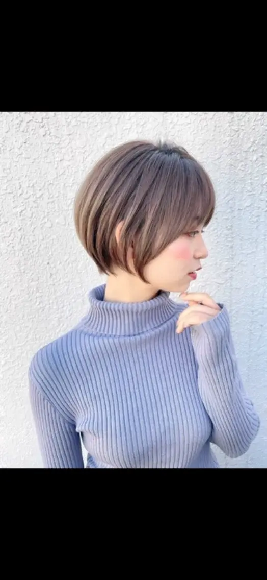 ショート Hazuki🎀 ／韓国ヘア／レイヤーのヘアスタイル