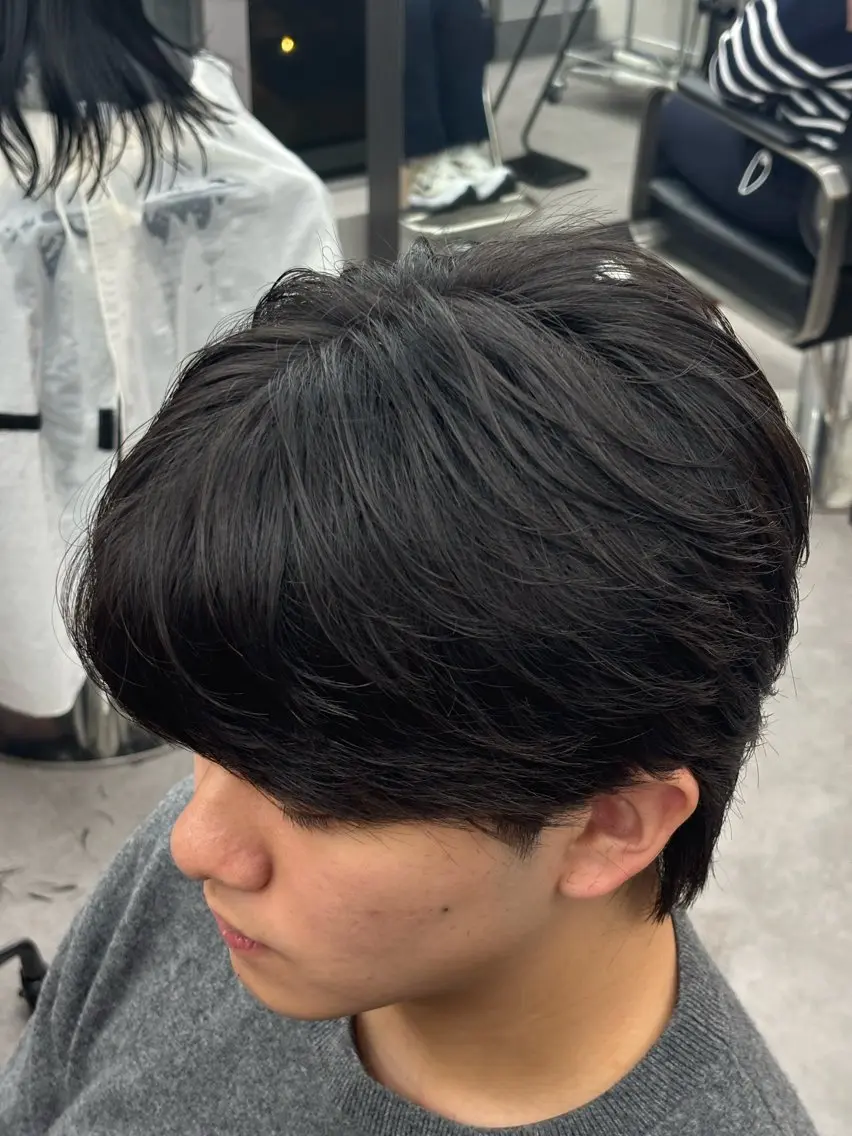 ショート カット パーマ トリートメント 🌱レイヤー/ケアカ ラー/似合わせパーマのヘアスタイル