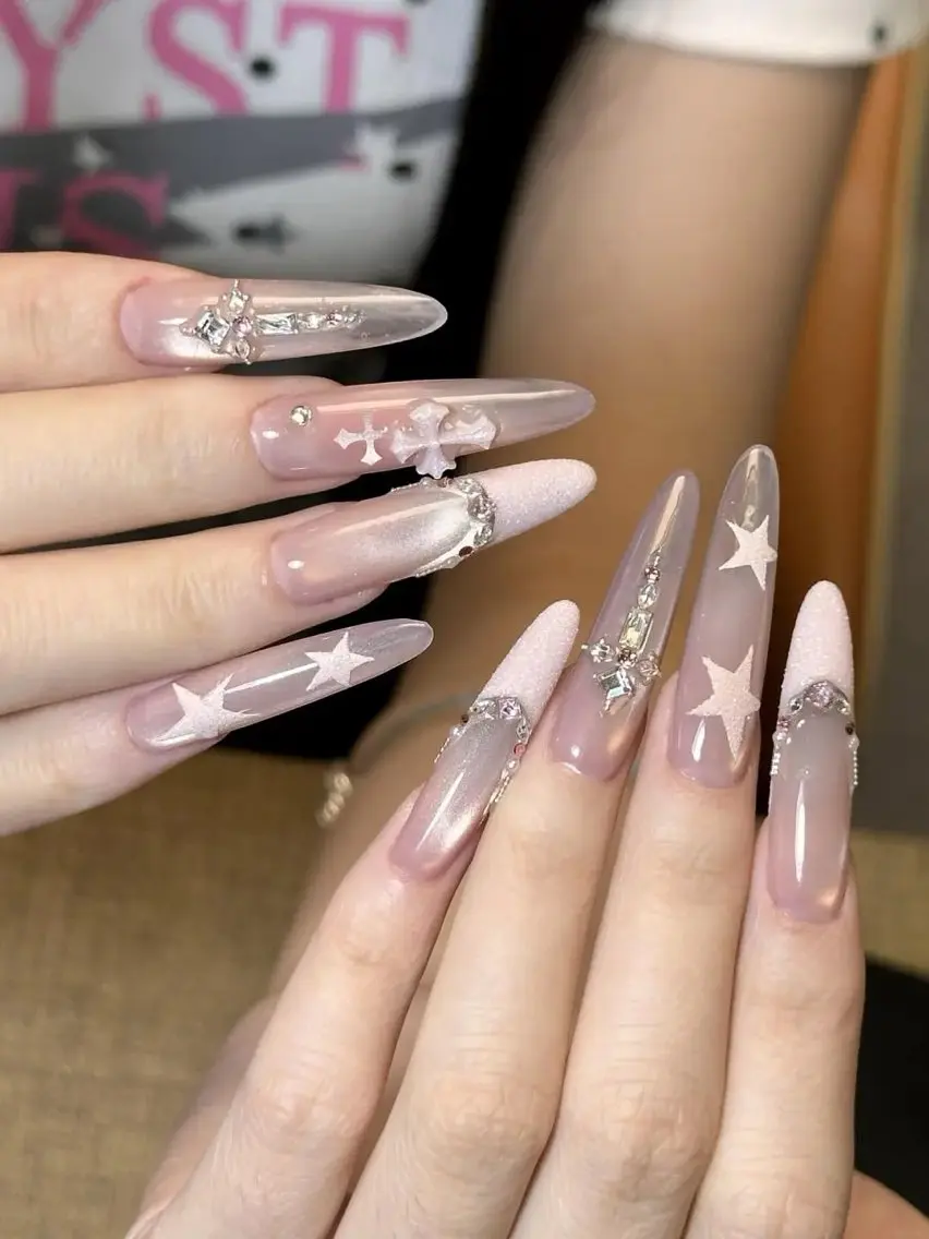 ネイル ジェルネイル 韓国ネイル 持ち込み シンプルネイル ワンホンネイル ハンドネイル 🎀Aura. Yurachanのネイルデザイン