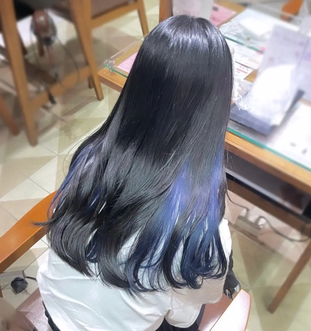 ロング カラー ヘアカラー トリートメント ʜᴀʀᴜᴋᴀ♱メンズ ウルフ/ブリーチのヘアスタイル