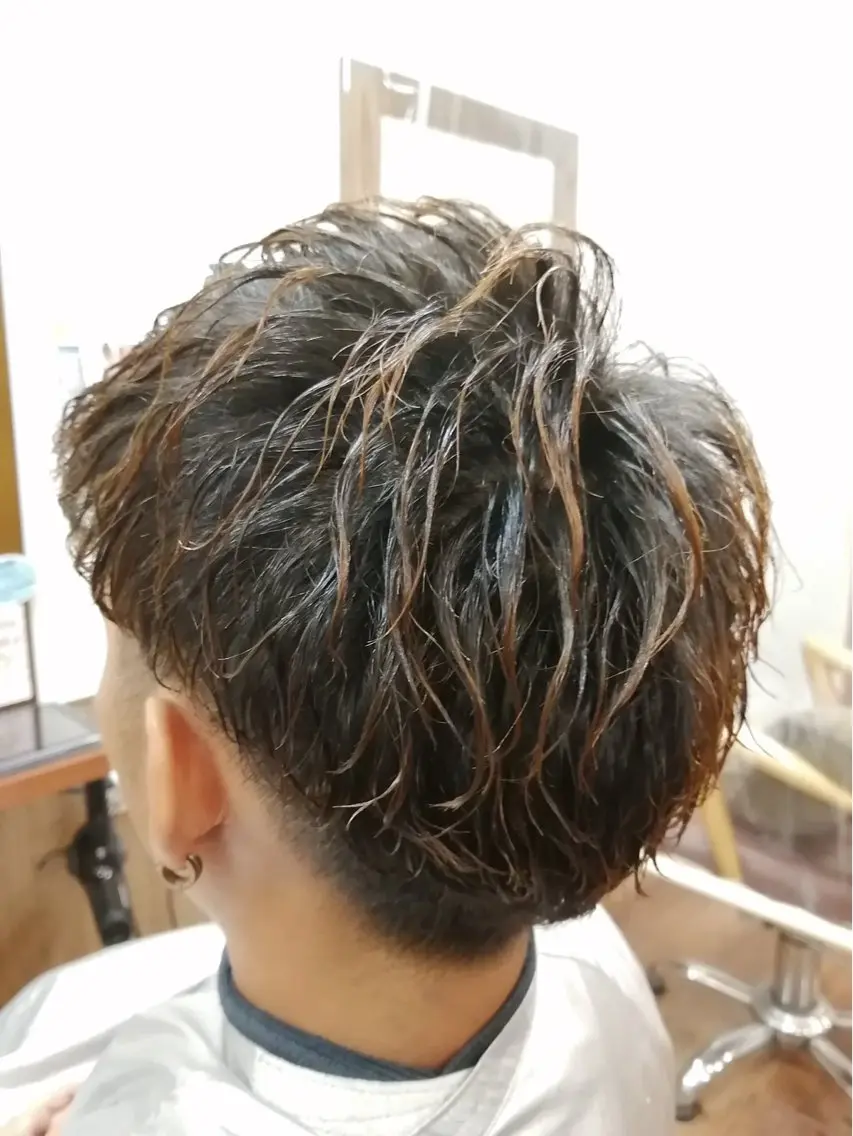 カラー メンズ 🐻艶カラー 髪質改善 あさひ🐻のヘアスタイル