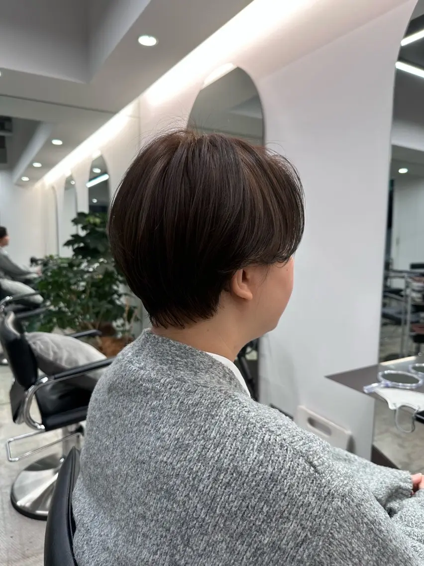 ショート ハンサムショート ショートヘア あいこ/ハンサムショ ート無料/日本橋🌷のヘアスタイル
