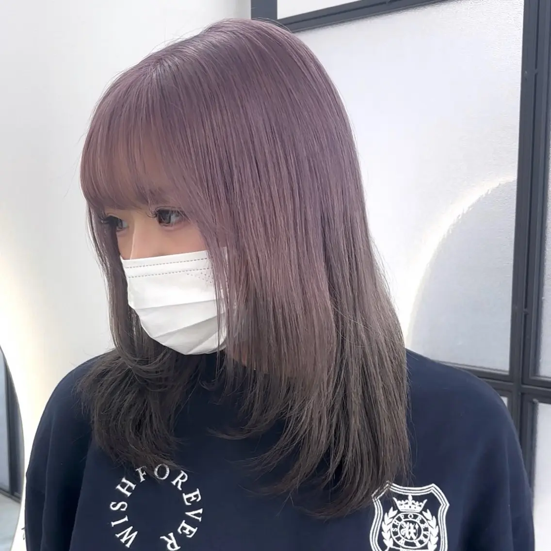 セミロング カラー ヘアカラー Ren. 🦋デザインカラーのヘアスタイル