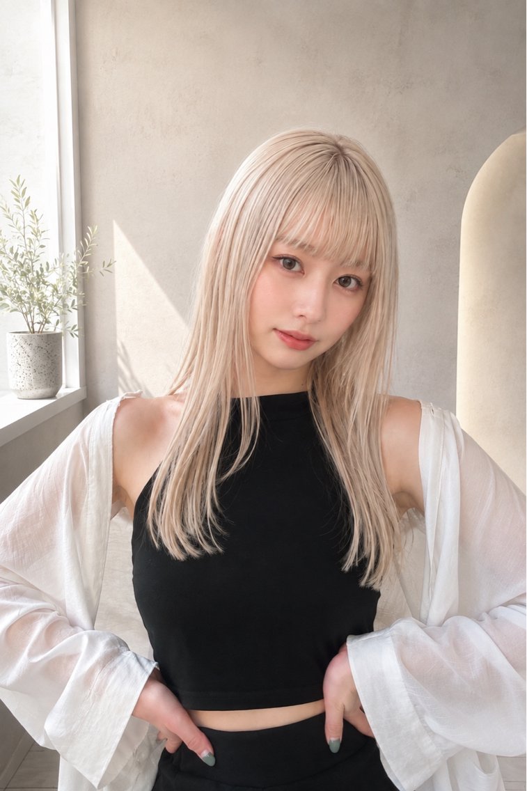 ロング ヘアカラー Trip 香椎🌟 ブリーチ/髪質改善のヘアスタイル