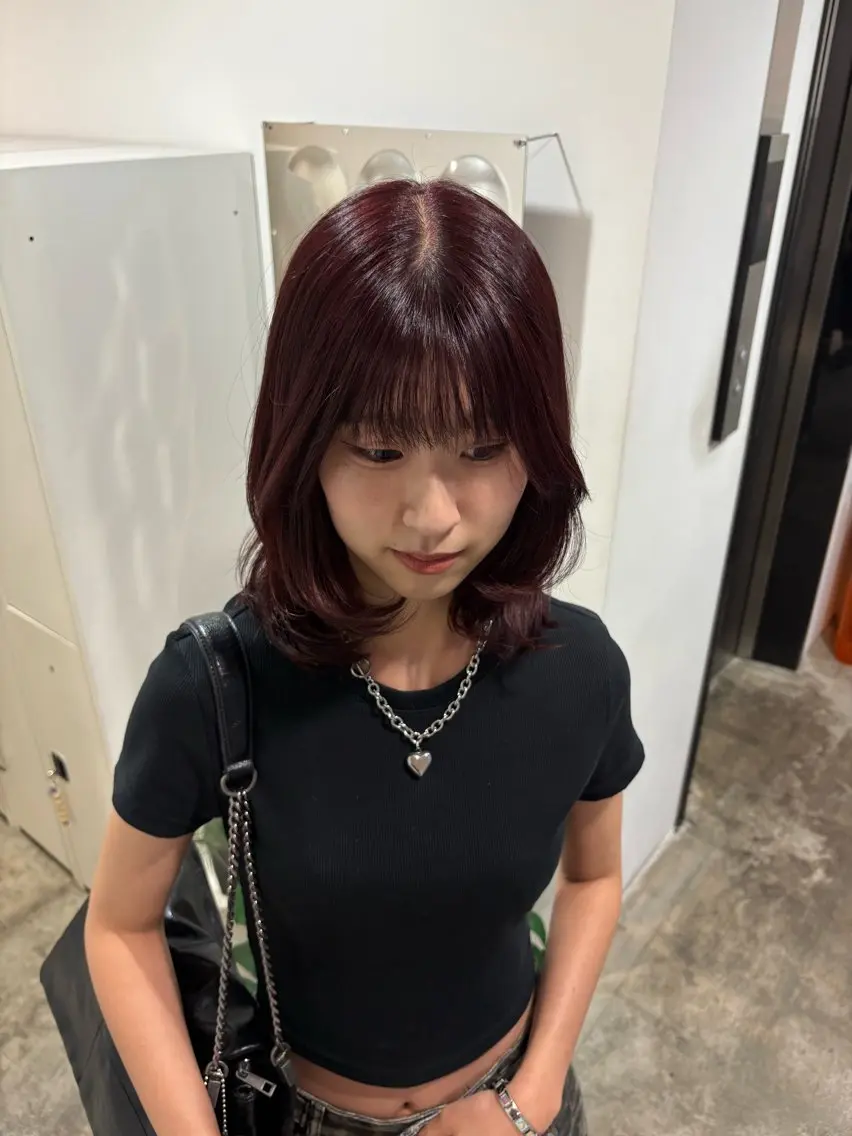 ミディアム カット ヘアカラー 🌟琉花/髪質改善 /レイヤー🌟のヘアスタイル