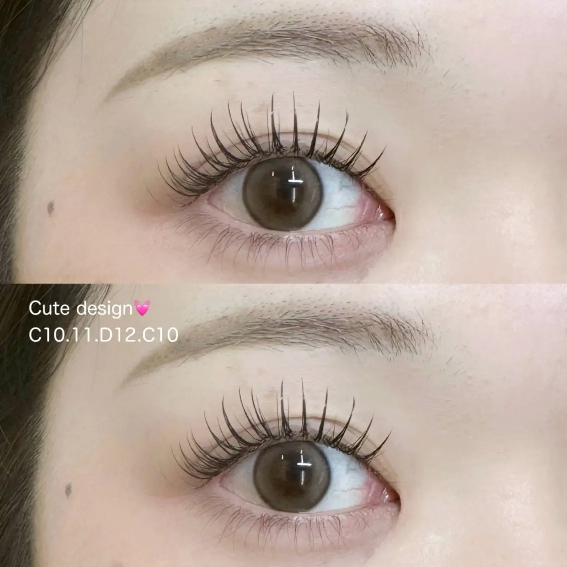 マツエク・マツパ キュート 天王寺eye ♡eyebrowのマツエク・マツパデザイン