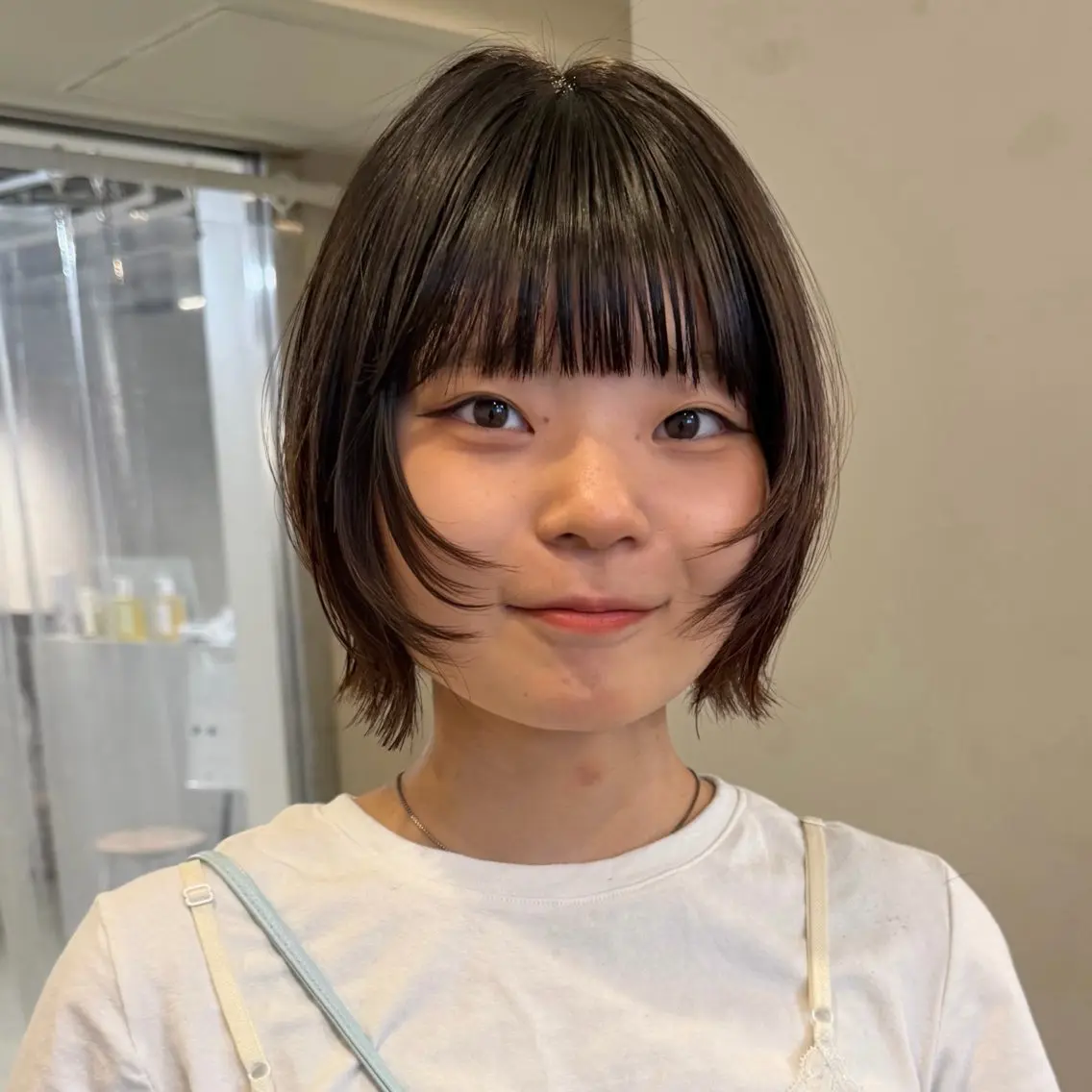 ショート カラー 顔周りレイヤー꙳⋆ ミディアム⌇SAKIのヘアスタイル