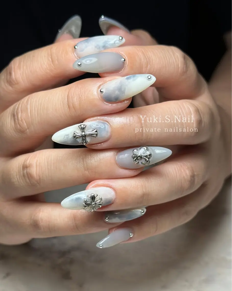 ロング ハンドネイル Yuki S.Nailのネイルデザイン