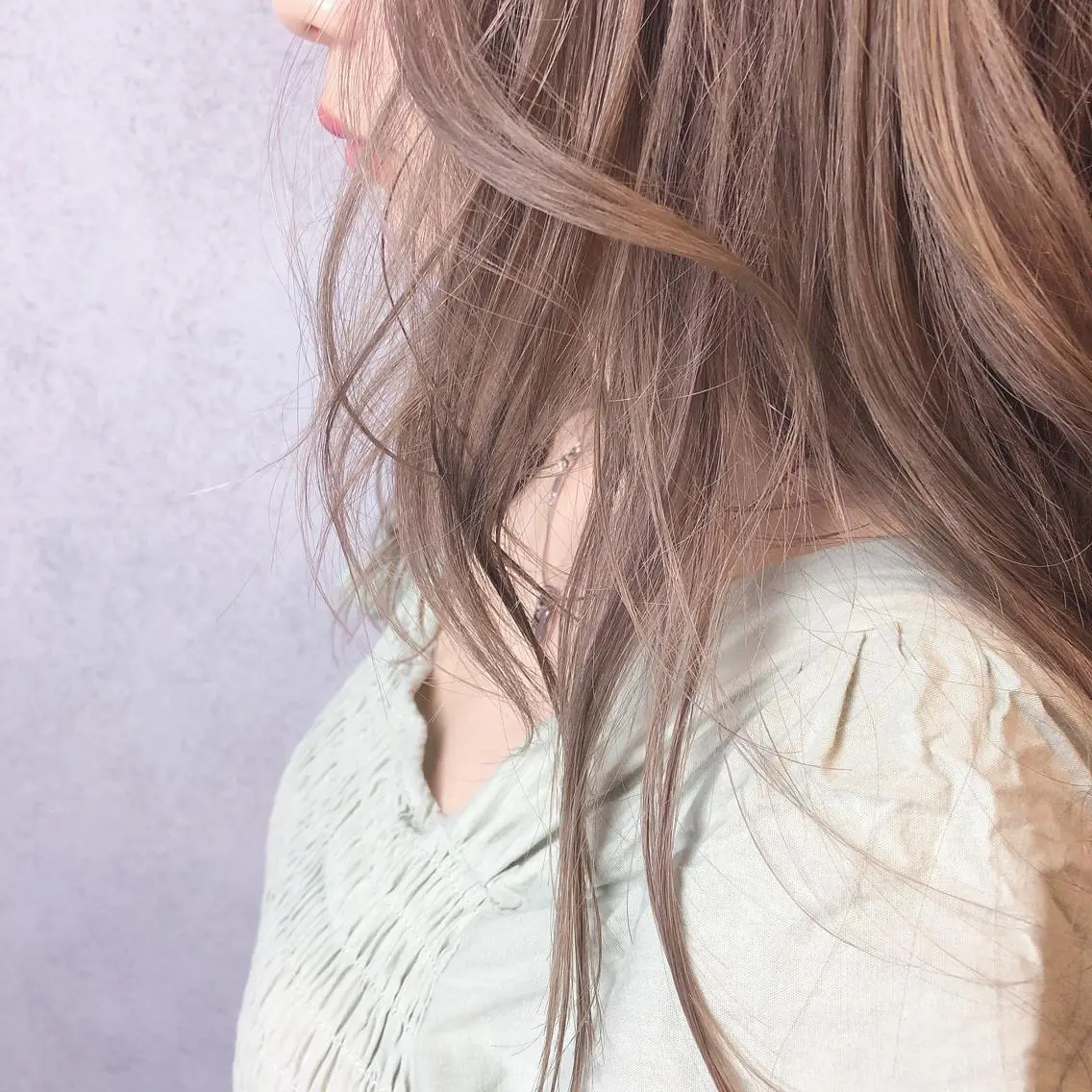 ロング カラー Minami🩵 新宿のヘアスタイル