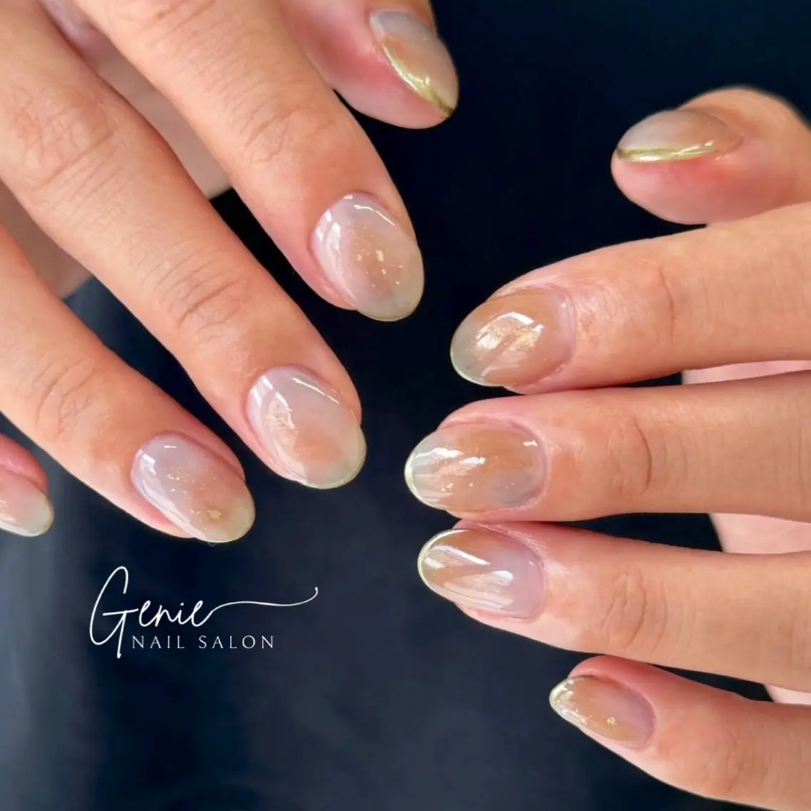 ネイル ニュアンスネイル ハンドネイル Nail salon Genieのネイルデザイン