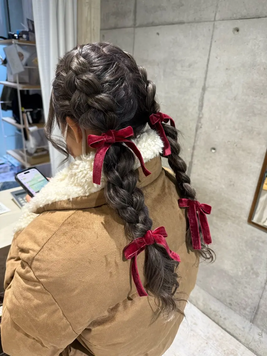 💟簡単ヘアセット💟の写真