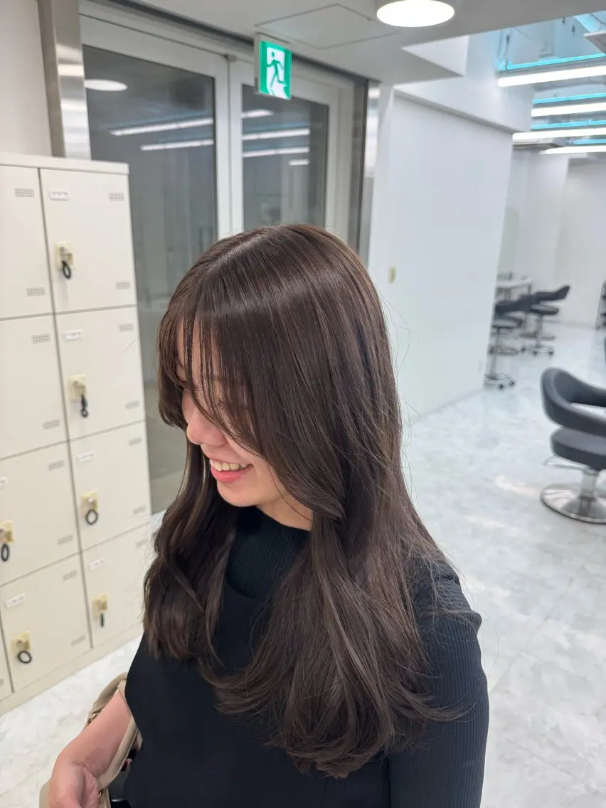 カラー ヘアカラー noa🎀美髪縮毛/ 透明感カラーのヘアスタイル