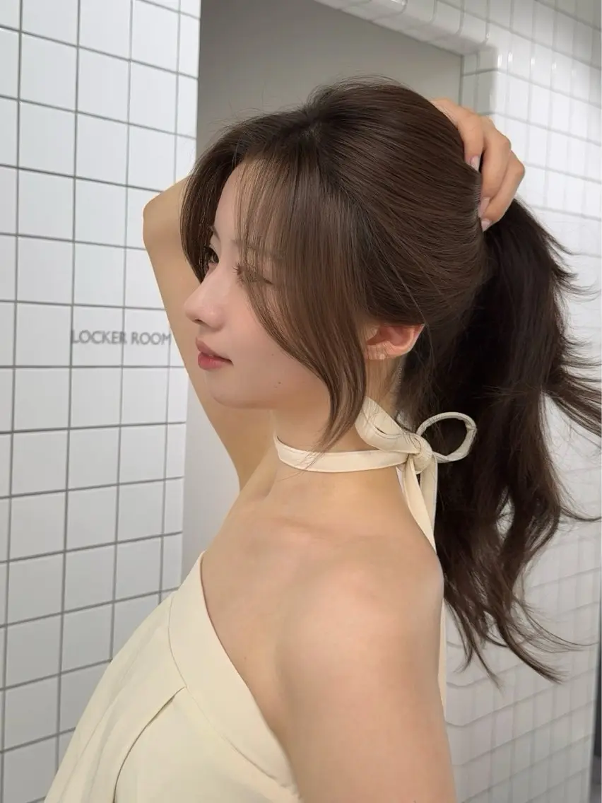 セミロング カラー 似合わせカット カット 韓国ヘア/レイヤー カット SAKURAのヘアスタイル