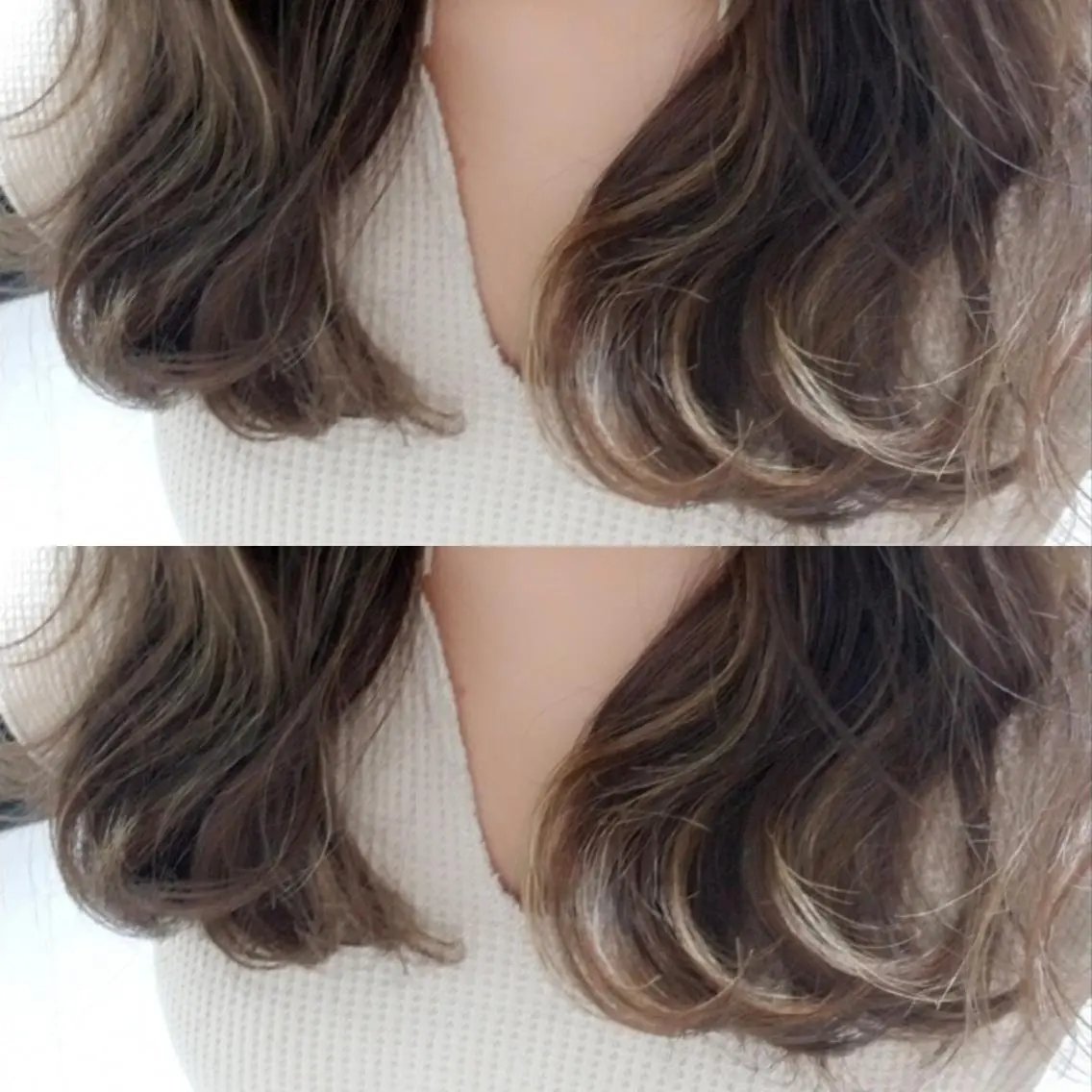 セミロング カラー ヘアアレンジ ハイライトカラー ハイライト See by merの眉毛・アイブロウイメージ