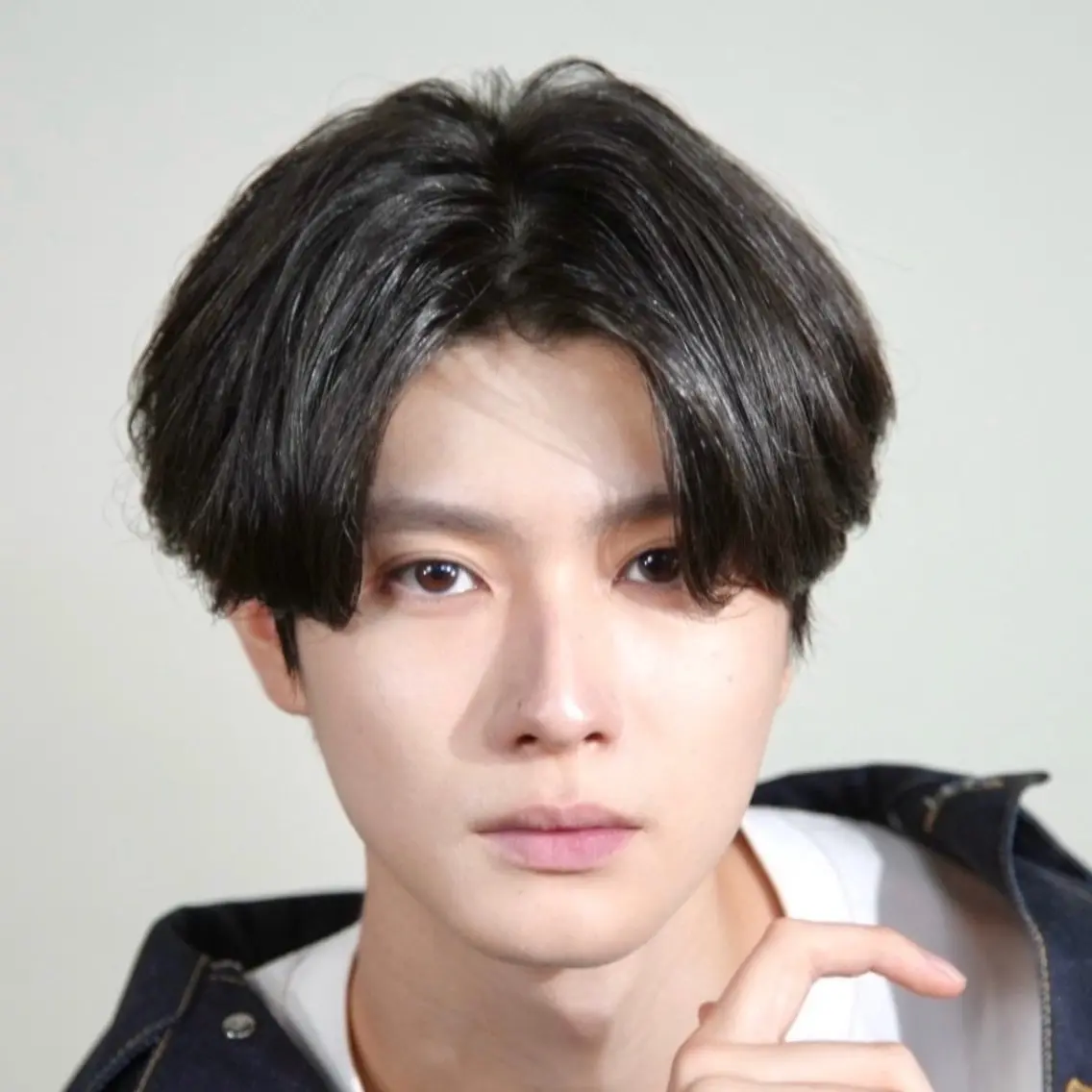 メンズ センターパート メンズ韓国風 ✨🔥✨️メンズカラ ー得化REON✨🔥のヘアスタイル