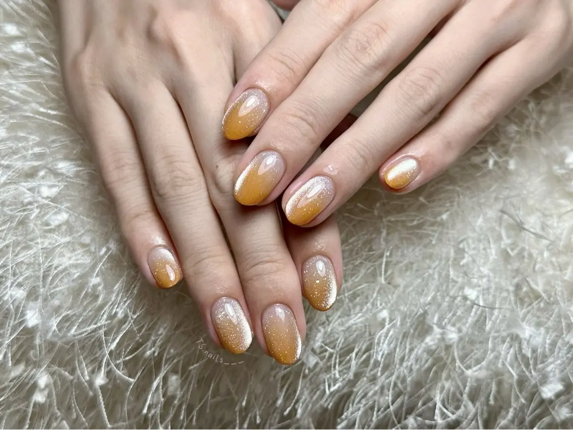 ネイル キラキラネイル マグネットネイル 持ち込み シンプルネイル TS. nails___のネイルデザイン