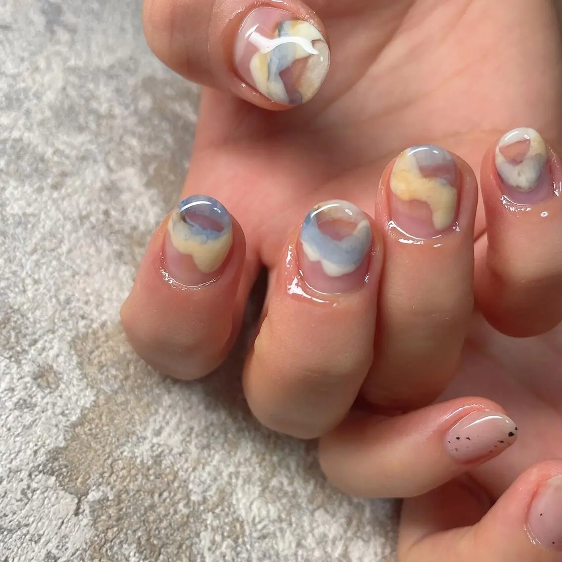 ネイル ショートネイル ハンドネイル lilbondir. chiharuのネイルデザイン