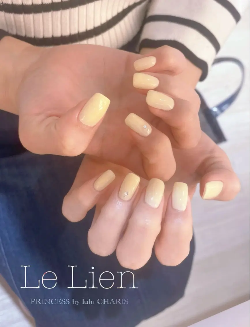 ネイル シンプルネイル 春ネイル ◇大人綺麗めネイル◇ *⑅୨୧*chieのネイルデザイン
