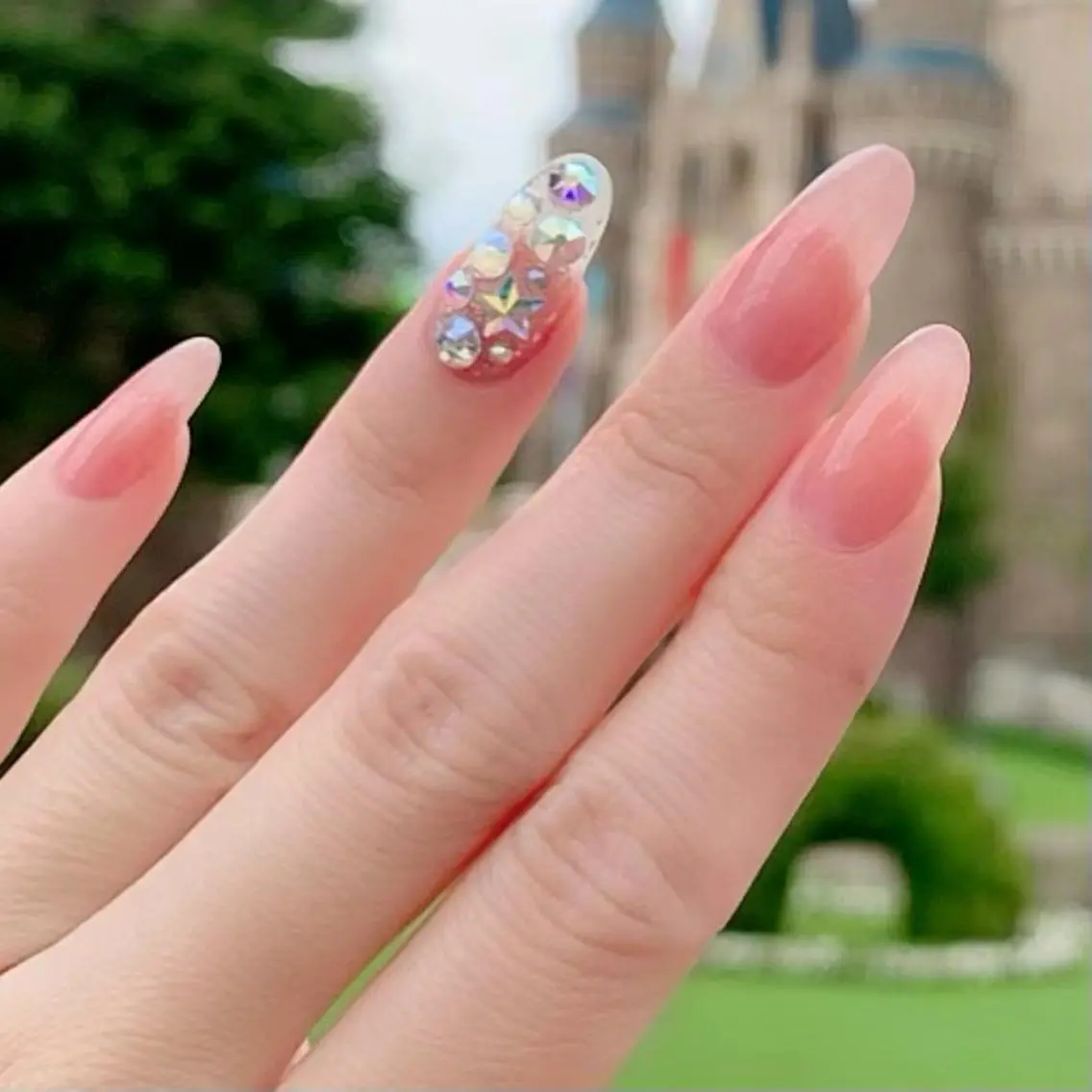 ネイル ワンカラーネイル yuka Luna nailsのネイルデザイン