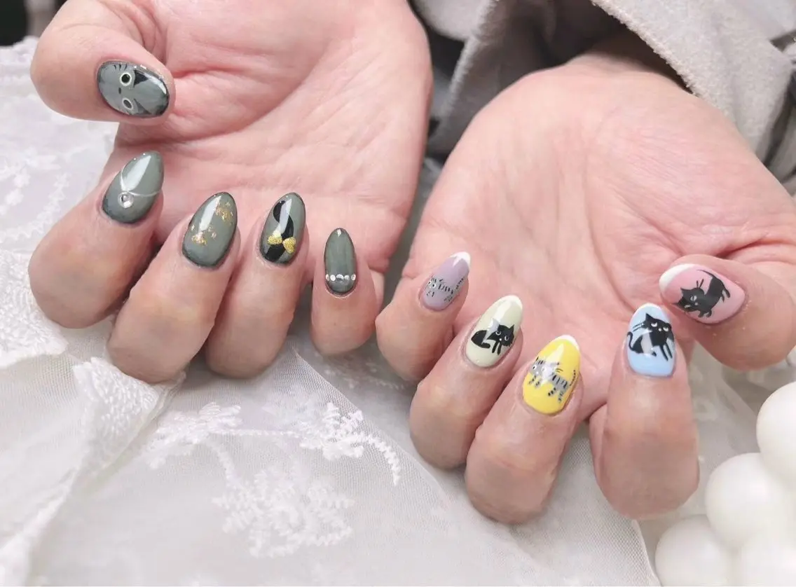 ネイル アートネイル フラワーネイル フットネイル ジェルネイル キラキラネイル Babarla Nailのネイルデザイン