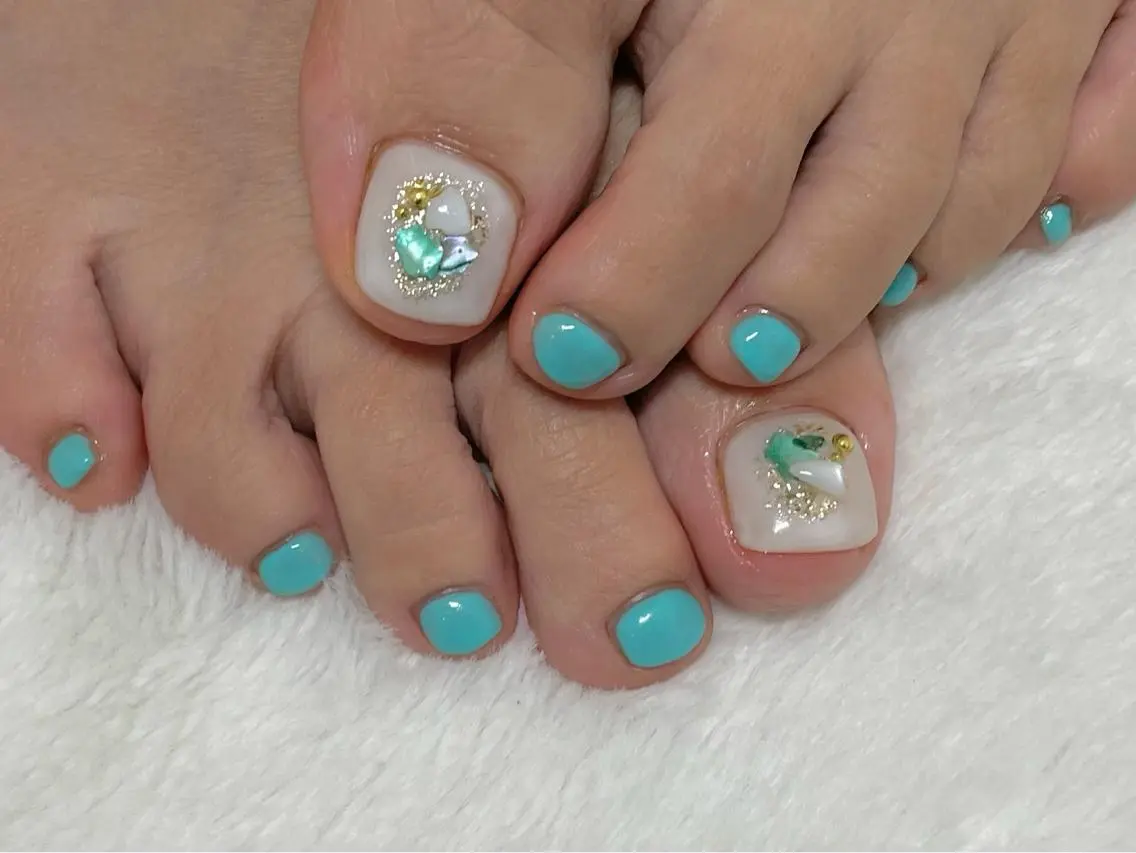 ネイル フットネイル riri-nail Rie Endoのネイルデザイン